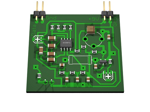 433MHz RX Module - View Bottom